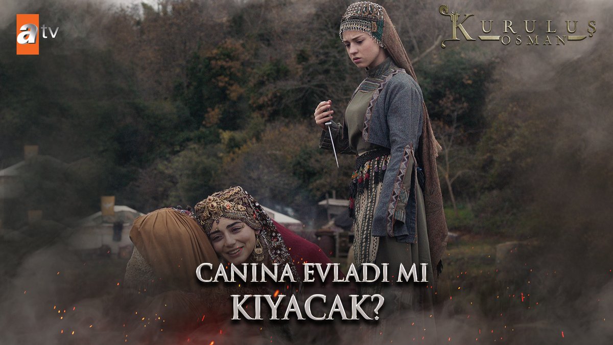 Canına evladı mı kıyacak? Halime, Bala Hatun'u öldürmek için geldi! #KuruluşOsman atv
