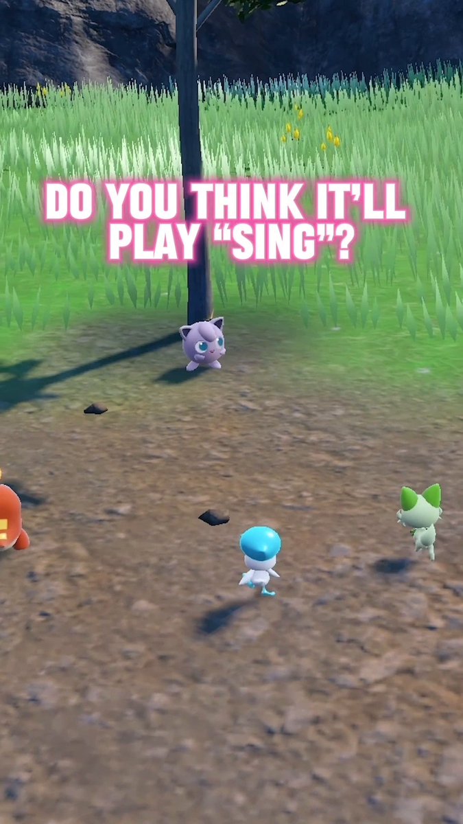 Of course Jigglypuff is going to sing! 🎤