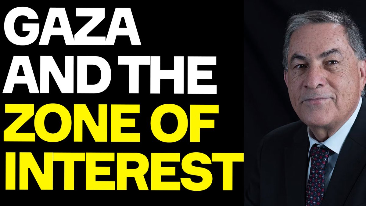 Gaza and The Zone Of Interest. I will never forget this exchange with Gideon Levy for as long as I live.
