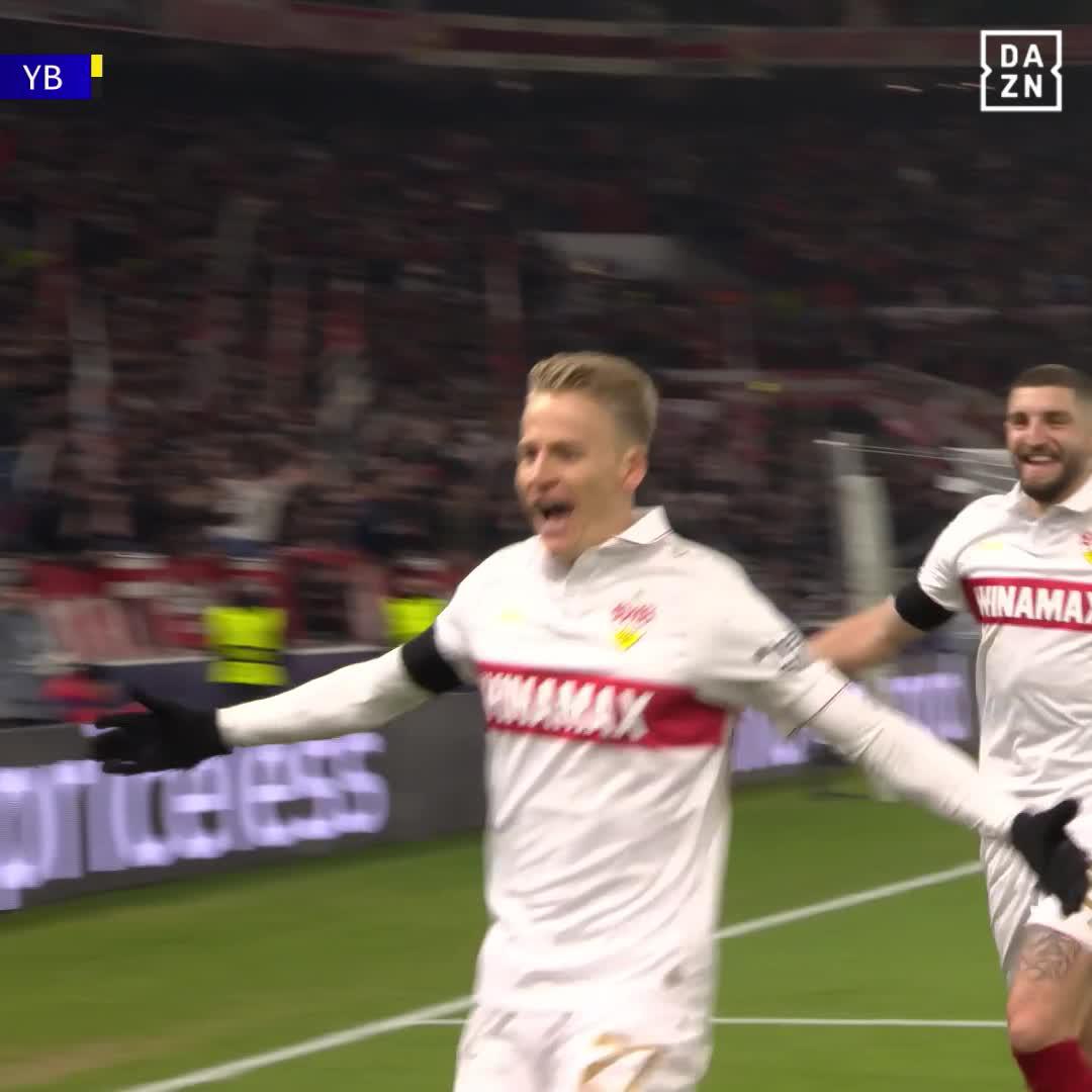 Ist das ein herrlicher Treffer von Chris Führich 🔥 #UCL #DAZNmoment