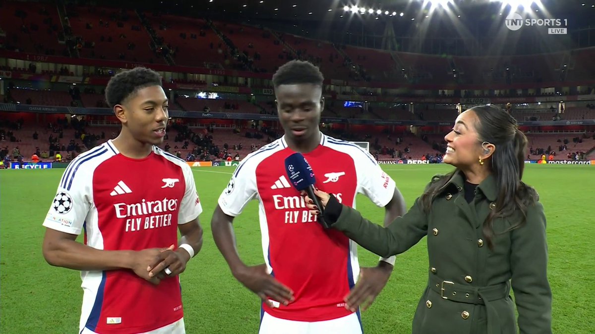 Saka to MLS : “This is his level” 🥹