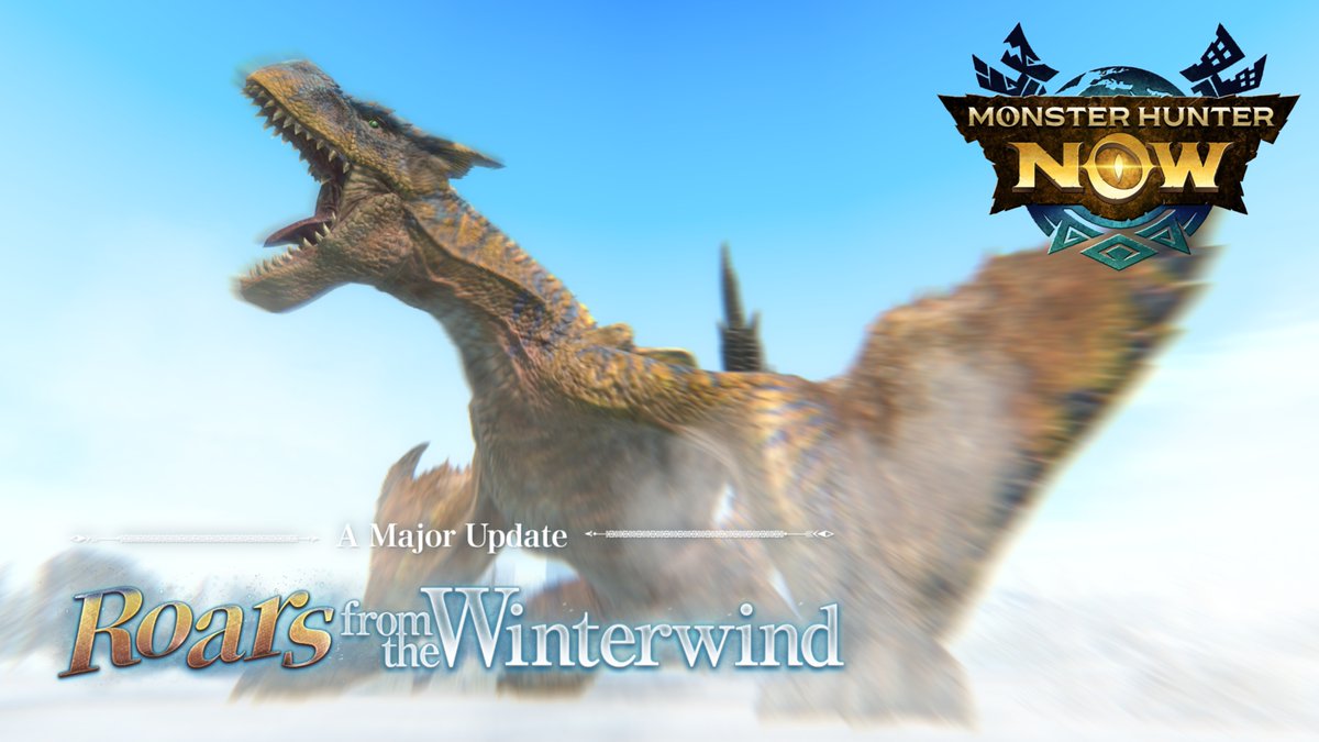 Celebrate the start of #MHNow Season 4 #RoarsfromtheWinterwind with in-game items! The offer redemption code is : MHNTUNDRA ✨ How-to: