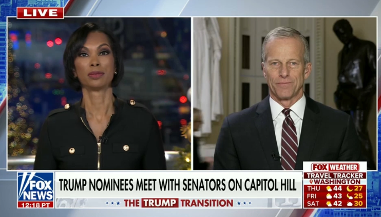 The American people overwhelmingly voted for change. Senate Republicans are going to work with President Trump to ensure he has his team in place to be able to implement his agenda.