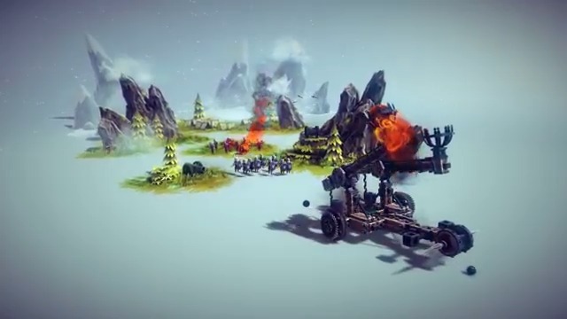 【本日発売】 兵器を作るシミュレーションゲーム『Besiege - ビシージ -』がPS5®とPS4®に登場！ ブロックを組み合わせ、思い付くままにマシンを作成！ 強度を上げたりパーツを変えたりしながら自分だけの最強マシンでステージを破壊しつくそう！ PS Storeはこちら⇒