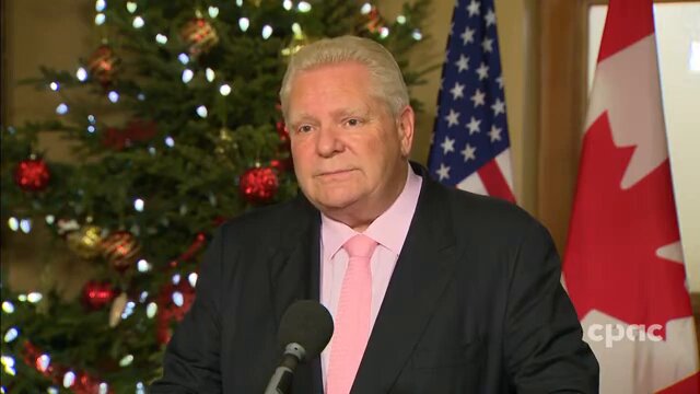 Premier Doug Ford on responding to Trump's tariff threat: "We will go to the extent of cutting off their energy. Going down to Michigan, going down to New York State, and over to Wisconsin."