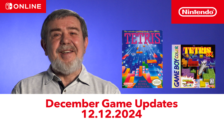 A special message from the creator of Tetris, Alexey Pajitnov, to celebrate the release of two classic Tetris games, now available on #NintendoSwitch for #NintendoSwitchOnline members! ☑️ Tetris® ☑️ Tetris® DX