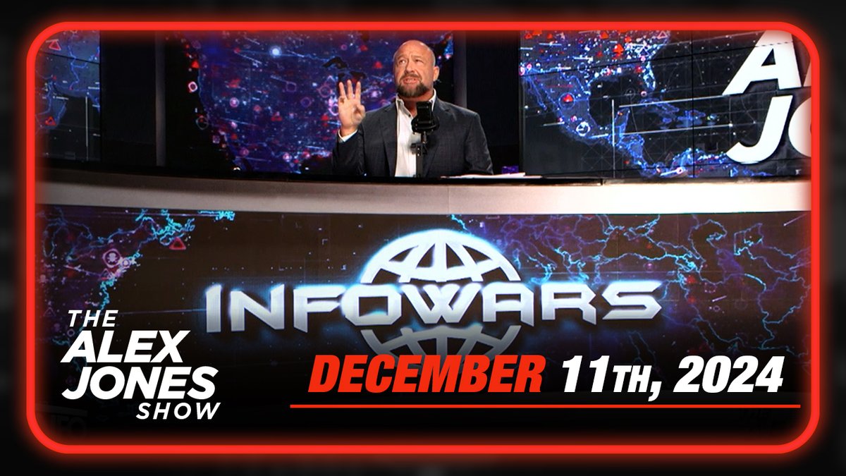 WEDNESDAY BOMBSHELL: In Major Victory For Freedom Of The Press &amp; Due Process, Federal Judge Blocks The Bloomberg-Backed Attempt By ‘The Onion’ To Shut Down Infowars! — FULL SHOW 12/11/24 WATCH/SHARE THE LIVE X STREAM HERE: