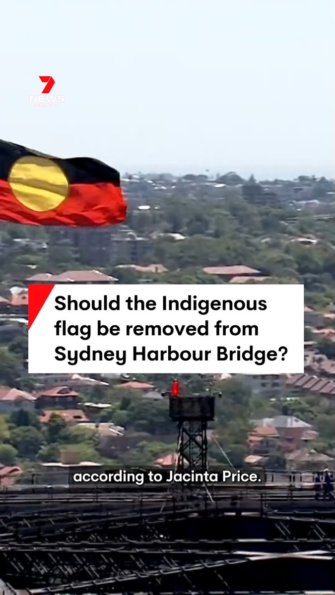 Peter Dutton hints at removing the Indigenous flag from the Sydney Harbour Bridge #Sydneyharbourbridge #australianflag #peterdutton #flag # #indigenousflag #news #debate #7NEWS