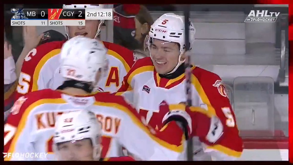 HIS FIRST AHL CAREER GOAL!!!