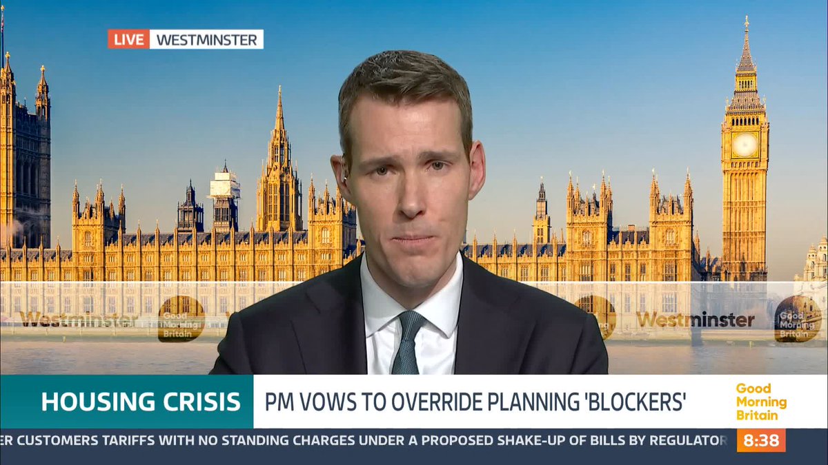 'It's a stretching target but we think it is an achievable one' Kate Garraway and Richard Madeley question Housing Minister Matthew Pennycook MP over councils being forced to build 370,000 homes every year to fix England's housing crisis.