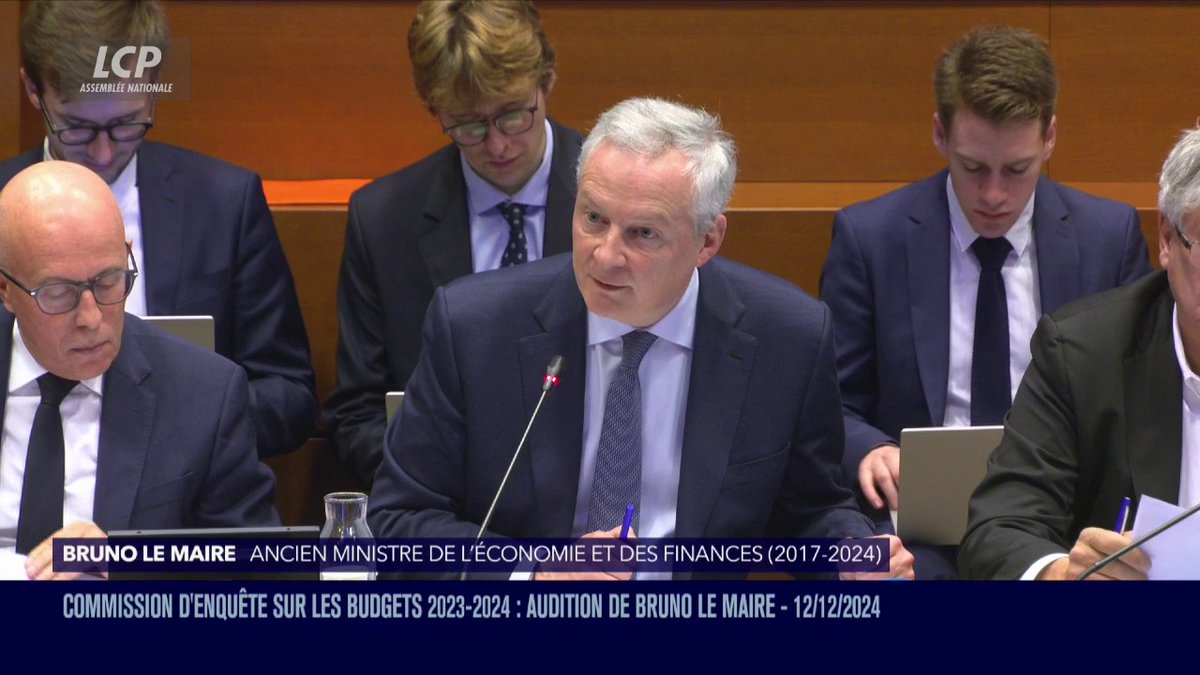 "Il n'y a pas de débat possible si au lieu de partir des faits, vous partez des mensonges", répond Bruno Le Maire à Jean-Philippe Tanguy Ⓜ️, accusant le Rassemblement national d'être "le vrai responsable de la dégradation du débat public". #DirectAN