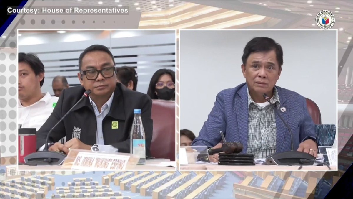 Representative Joseph Paduano moved to cite former PDEA Chief Wilkins Villanueva in contempt after refusing to answer questions deemed relevant by the committee.