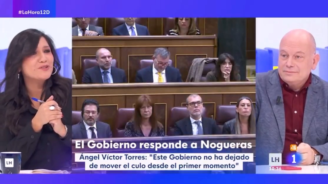 "El PSOE utiliza de excusa que Junts y PNV no quieren el impuesto a las energéticas porque, en el fondo, el PSOE no quiere el impuesto a las energéticas" Laura Arroyo en TVE 👇🏾