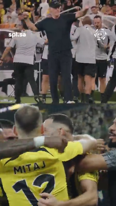 فيديو جميل جداً ، ردة فعل لوران بلان على أهداف الاتحاد امام النصر 🇫🇷 💛💛💛💛💛