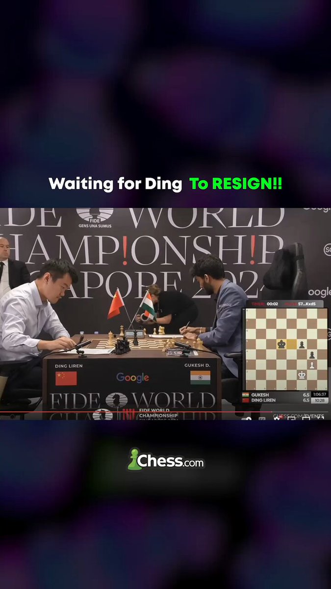Those final moments and Gukesh's walk! #GukeshDing