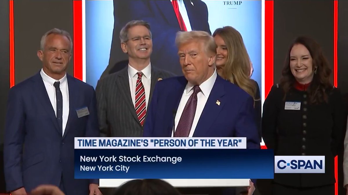 President-elect Trump on being Time Magazine Person of the Year: "Time Magazine, getting this honor for the second time, I think I like it better this time."