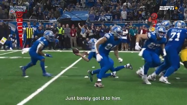 Dan Campbell gambled on 4th down, and Penei Sewell delivered for him 💪 @lions #NFLTurningPoint on ESPN+ | Louis Riddick