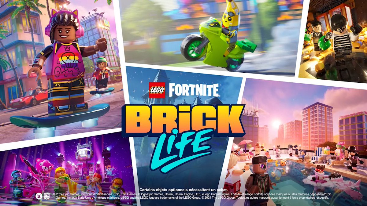 La fête ne fait que commencer 🥳 LEGO Fortnite Brick Life est disponible maintenant !