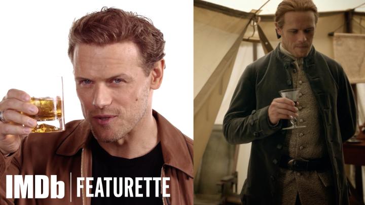 You know what? We DO deserve a wee beverage. 🍸 Here's an exclusive look at Sam Heughan preparing the perfect drink pairings for #Outlander and #TheCoupleNextDoor.