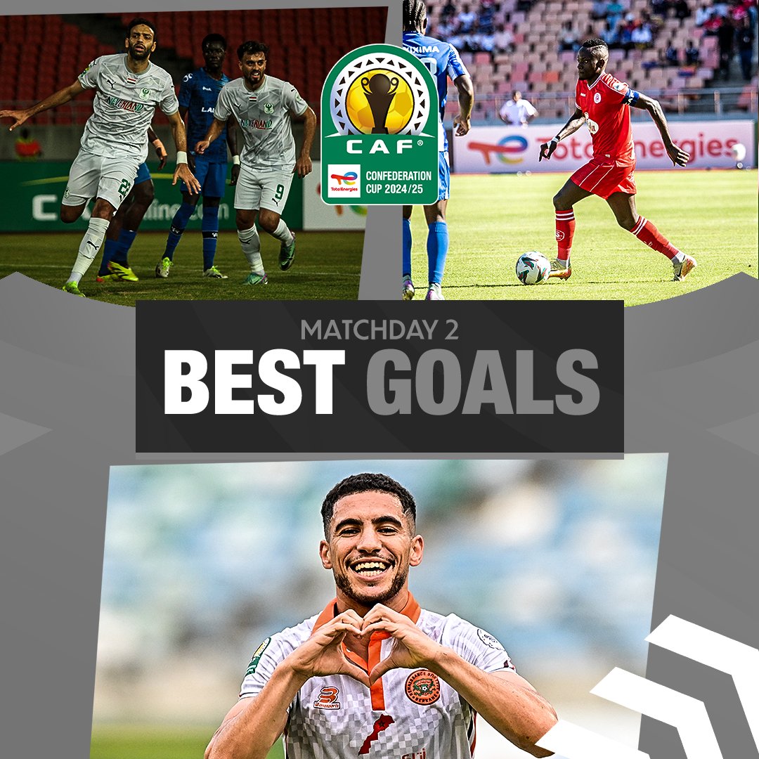 Goals, goals, and more goals! ⚽️ Choosing wasn’t easy, but here are some of the best finishes from #TotalEnergiesCAFCC Matchday 2. ✨