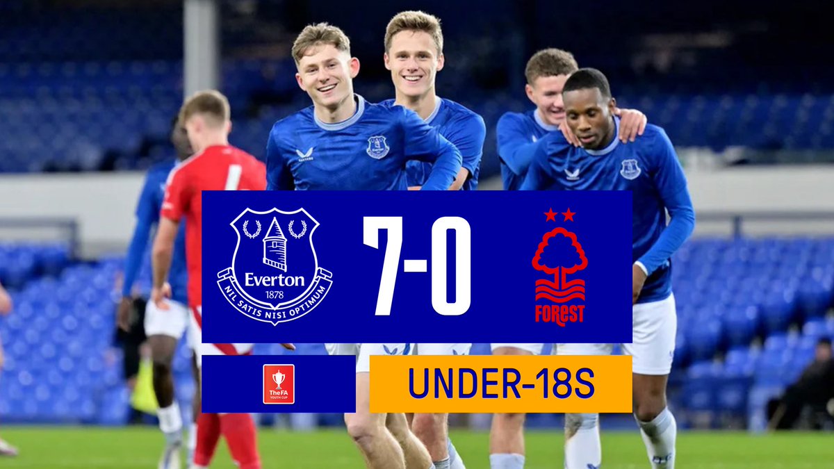 Was this the pick of last night's goals? ๐ซ Watch all seven strikes from #EFCU18 as they progressed to the next round of the #FAYouthCup under the Goodison lights! โฏ๏ธ