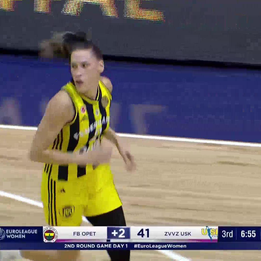 👀 Julie Allemand's vision 😮‍💨 #EuroLeagueWomen x Fenerbahçe Opet