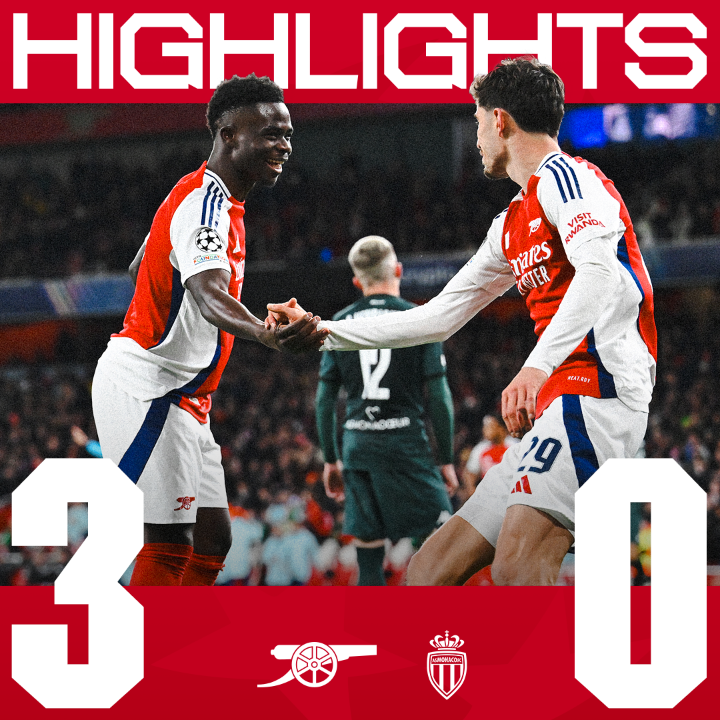 The Arsenal way ✊ Sit back and enjoy all the key moments from our Monaco win 😎