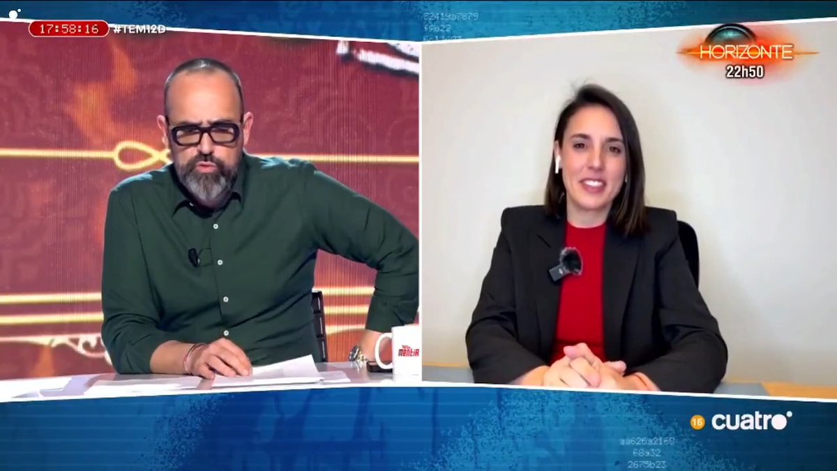 Para este PSOE ya tenemos al PP. No tiene sentido que pidan el voto para frenar a la extrema derecha para luego votarles a favor en Europa y condecorar a Meloni. 🎥Irene Montero en Todo Es Mentira