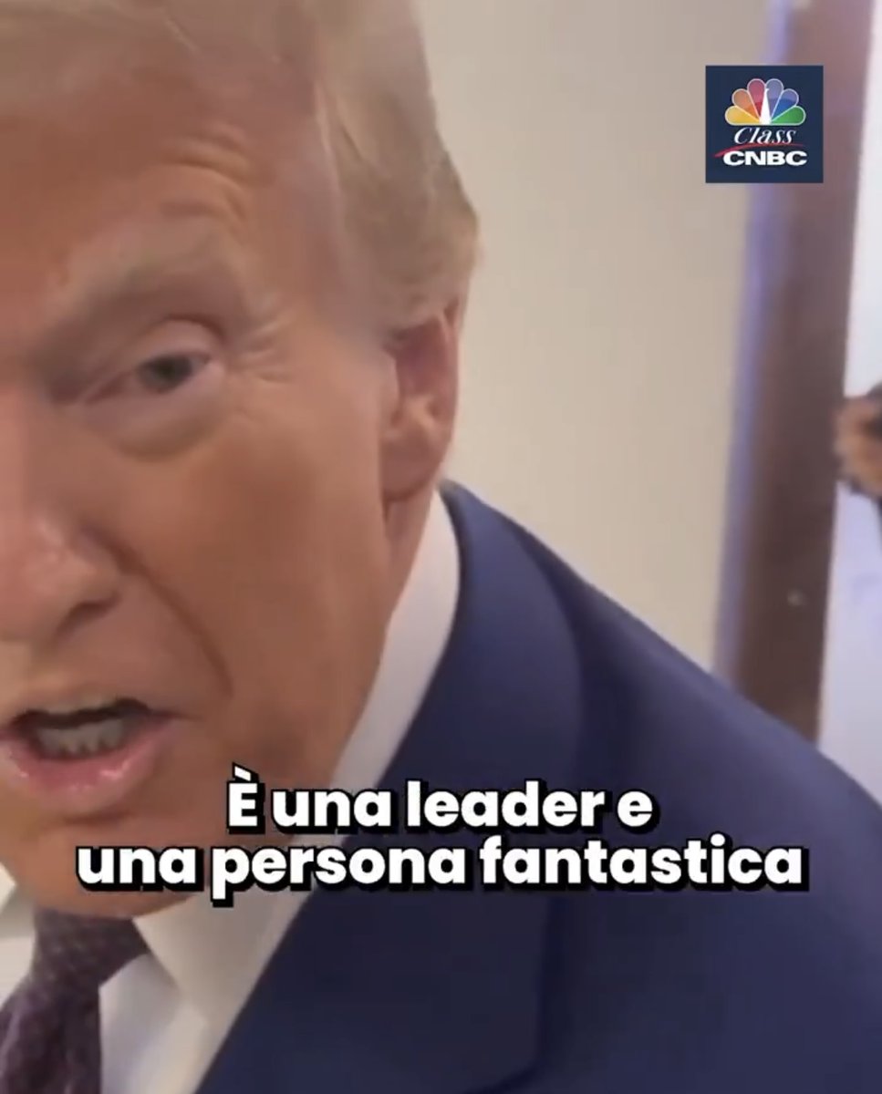 Grazie a Donald J. Trump per le belle parole