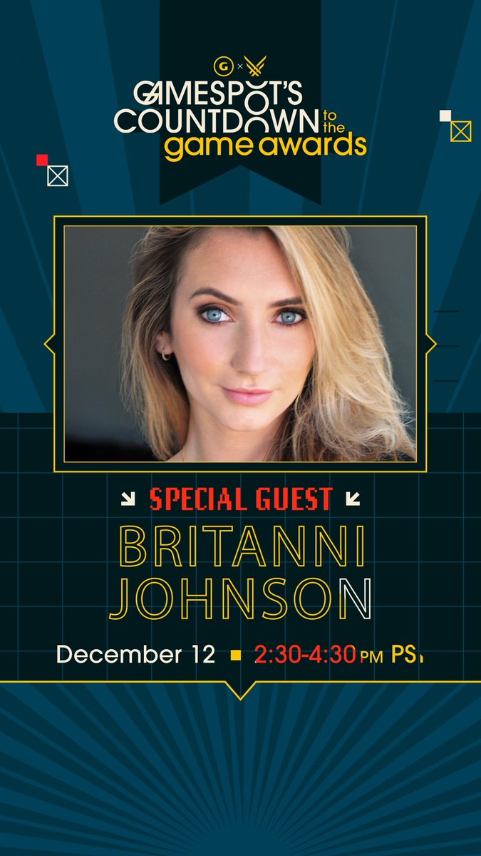 Did someone call for an angel? 😇 Because we have Brit joining our all-star special guest roster for our Countdown to #TheGameAwards live show 🌟 Join us from 2.30pm PST on YouTube, IG, or X for all things The Game Awards #TGAGameSpot