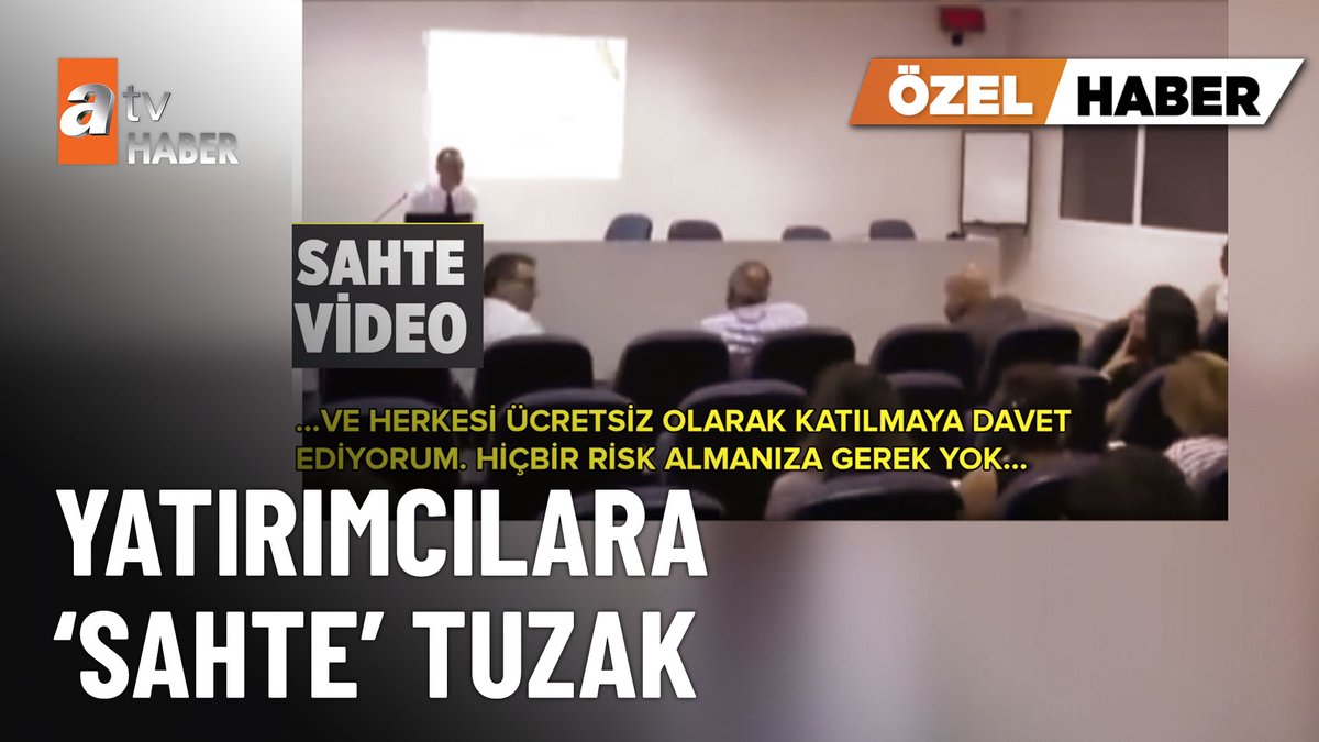 Yatırımcılara tuzak ÖZEL HABER - Sahte sesli video ile yatırım tuzağı #atvHaber #sahtevideo #yatırım #yapayzeka