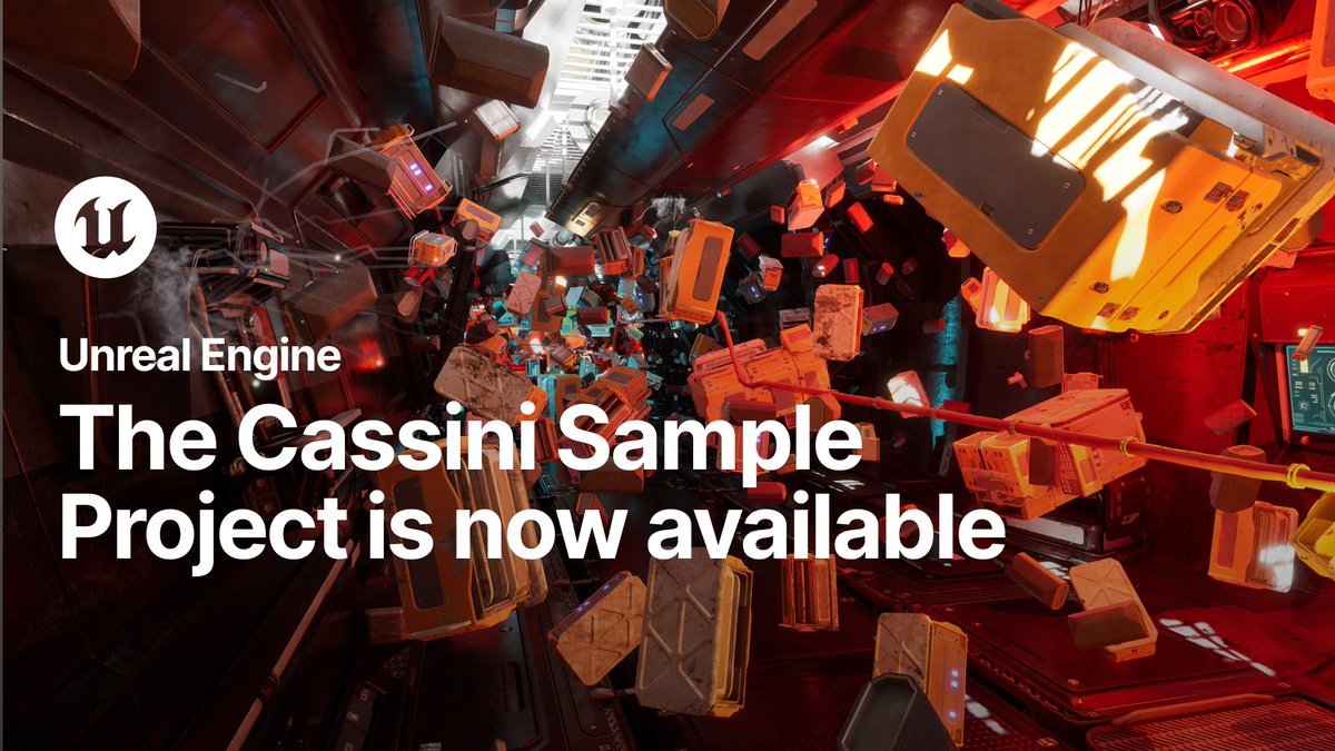 Visit space with the Cassini Sample Project, now available for download 🚀 Explore the latest UE5 Procedural Content Generation features: