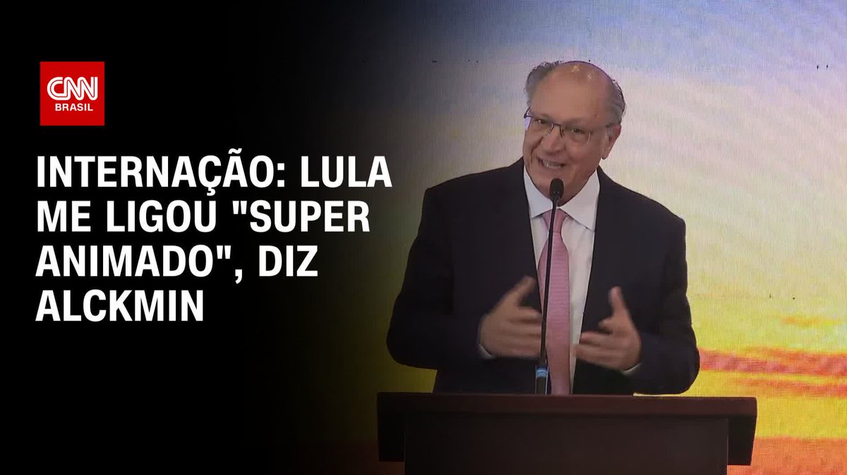 O vice-presidente Geraldo Alckmin (PSB) disse, nesta quinta-feira (12), que o presidente Luiz Inácio Lula da Silva (PT) telefonou para ele “super animado” na noite de ontem. O presidente segue internado na UTI do Hospital Sírio-Libanês, em São Paulo. #BastidoresCNN
