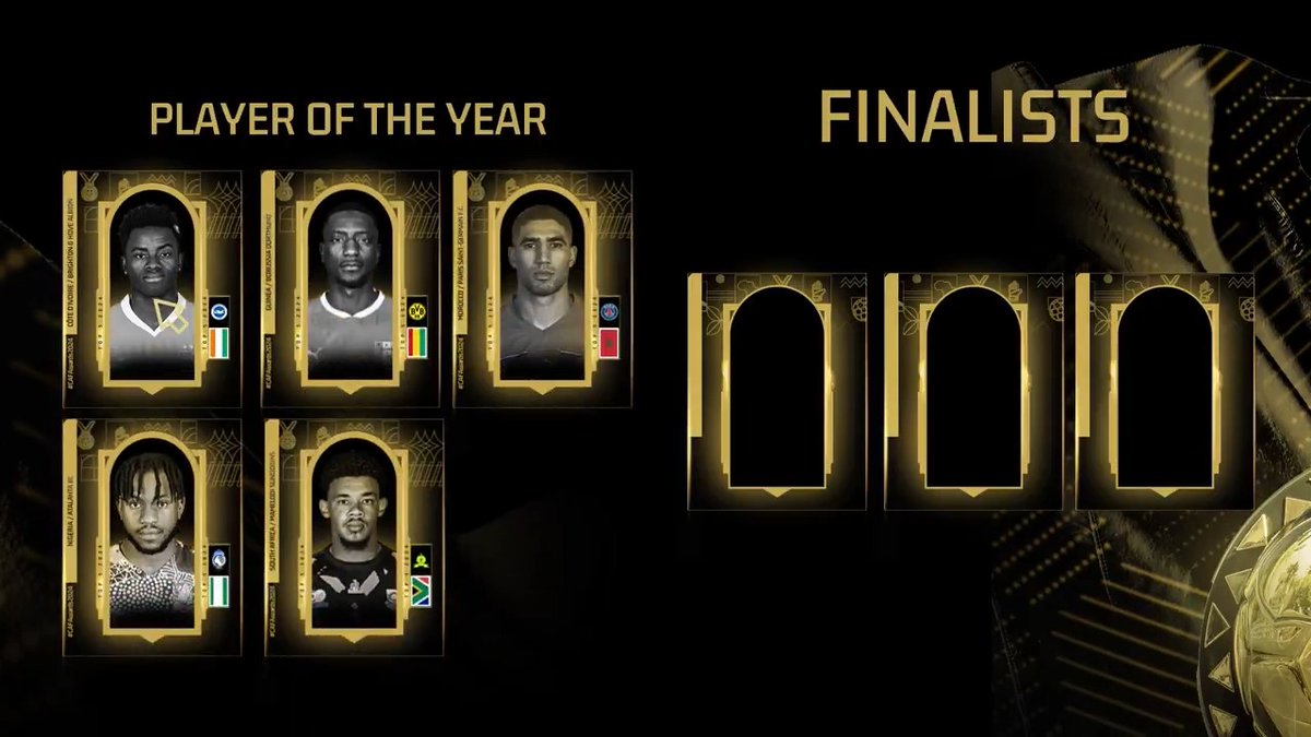 The race is intense, the votes are distributed evenly and we're in for 𝐨𝐧𝐞 𝐟𝐢𝐧𝐚𝐥 𝐫𝐨𝐮𝐧𝐝. 👀 Ladies and gentlemen, your Men's Player of the Year ̶T̶o̶p̶ ̶3̶ Top 5. 🌟 #CAFAwards2024 | SuperSport Football ⚽️