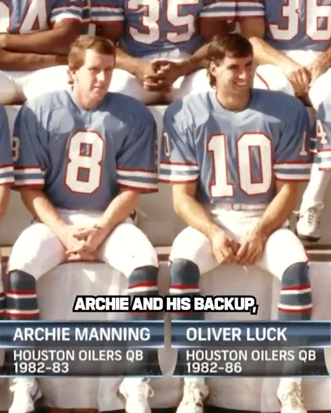 Andrew Luck and Peyton Manning's connection went all the way back to their dads. 📺: #INDvsDEN – Sunday 4:25pm ET on CBS/Paramount+ 📱: