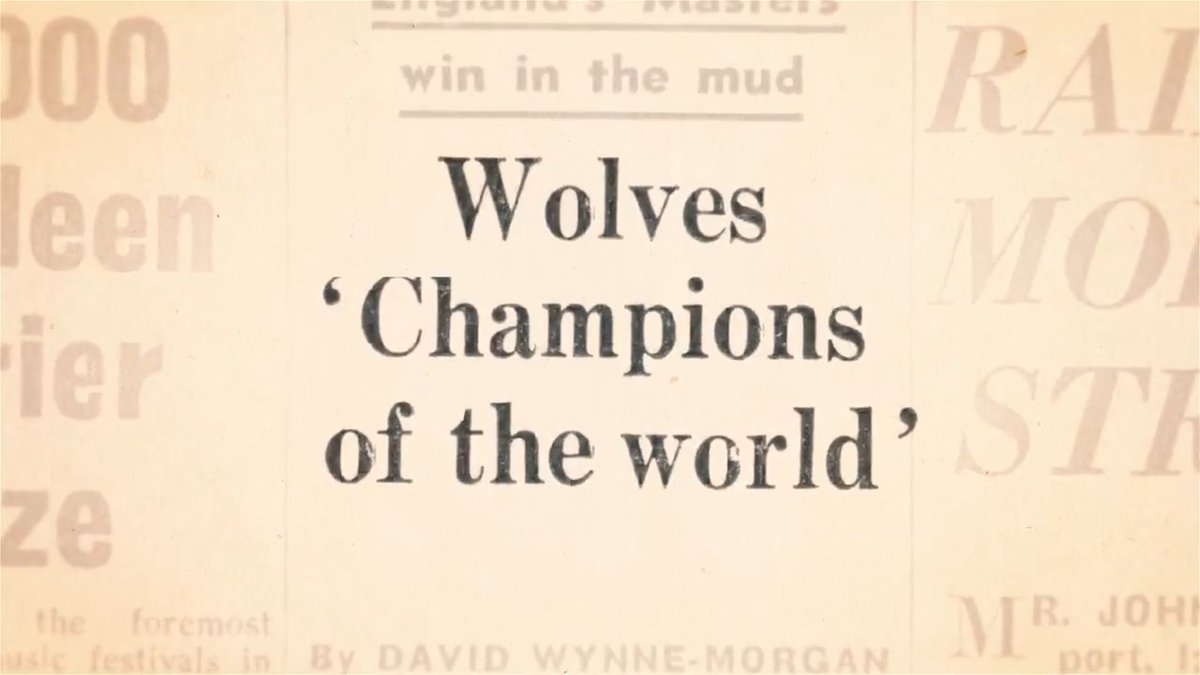 Wolves: Champions of the world The story of our historic floodlit friendly against Honved is available to watch now 🎬