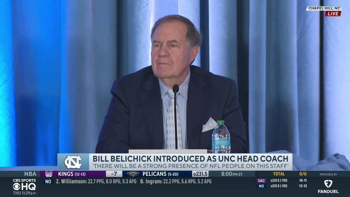 Bill Belichick on player development: 🎥: CBS Sports College Football 🏈 "Tom Brady was a 4th string QB his rookie year ...Gronkowski didn't do too much his rookie year ...Edelman played QB in college ... developing players is something we believe strongly in" 👀