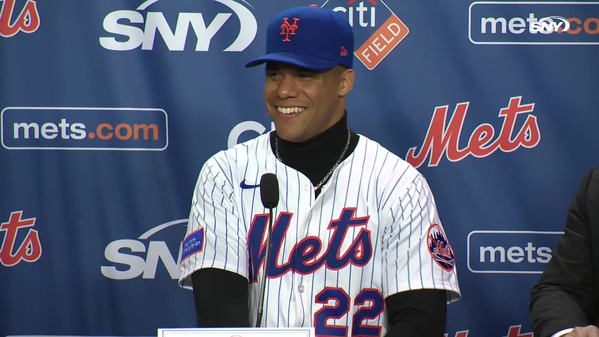 Juan Soto's first comments as a Met: "I'm really excited to be here and be a part of this family"