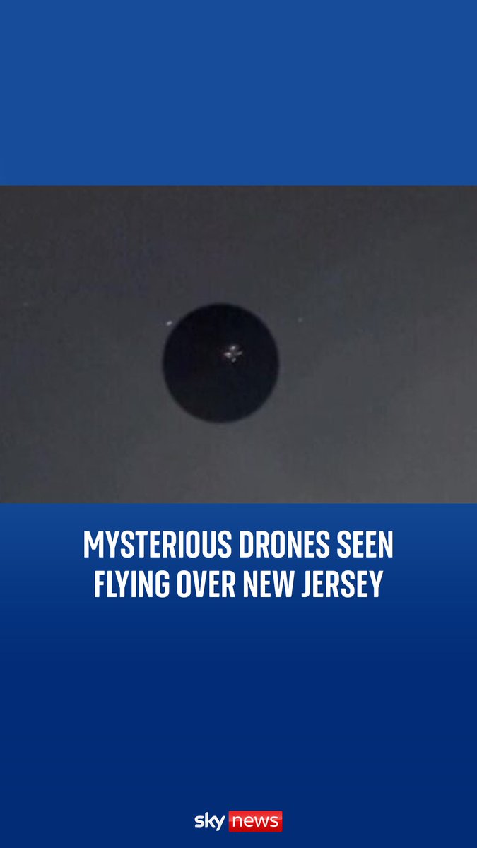 Large mysterious drones were reported flying over parts of New Jersey in recent weeks. The Department of Homeland Security believes they are avoiding detection by traditional methods ⬇️