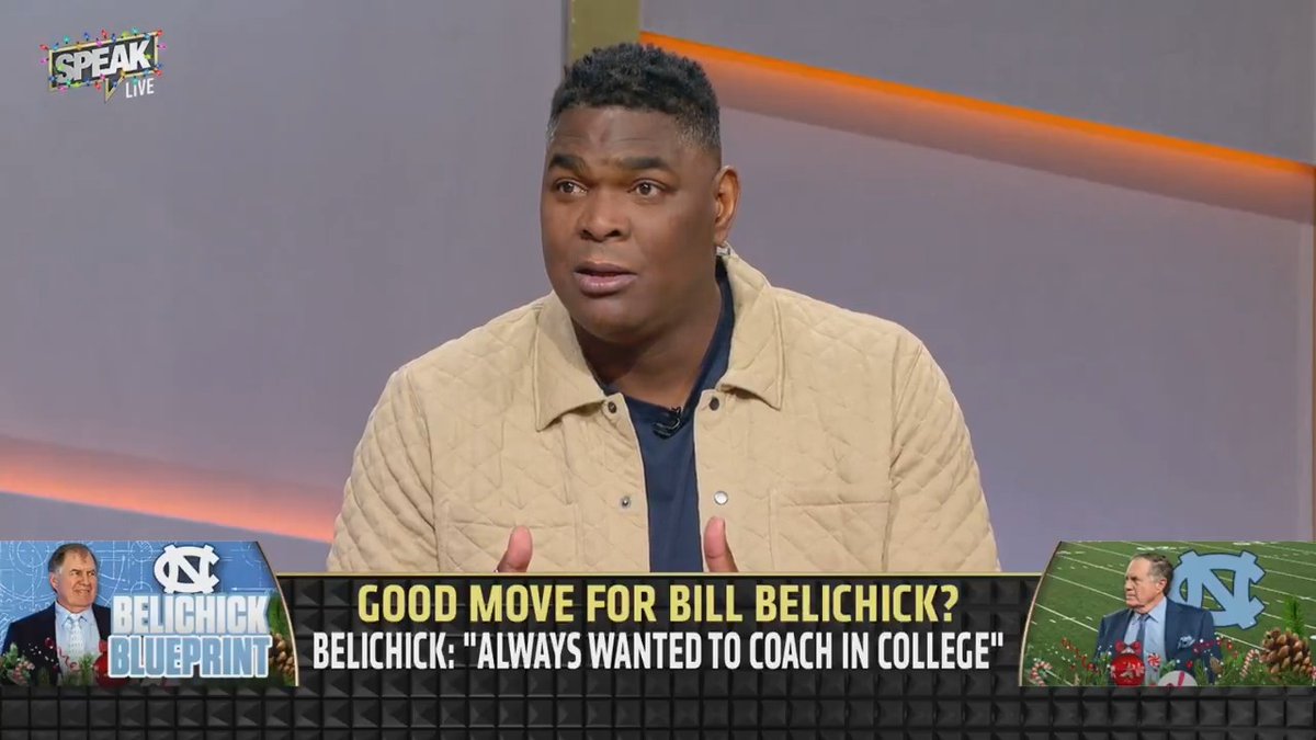 FS1's Keyshawn Johnson says Bill Belichick must HIRE “BLACK COACHES” at North Carolina: "He better hire some black coaches." 👀👀👀