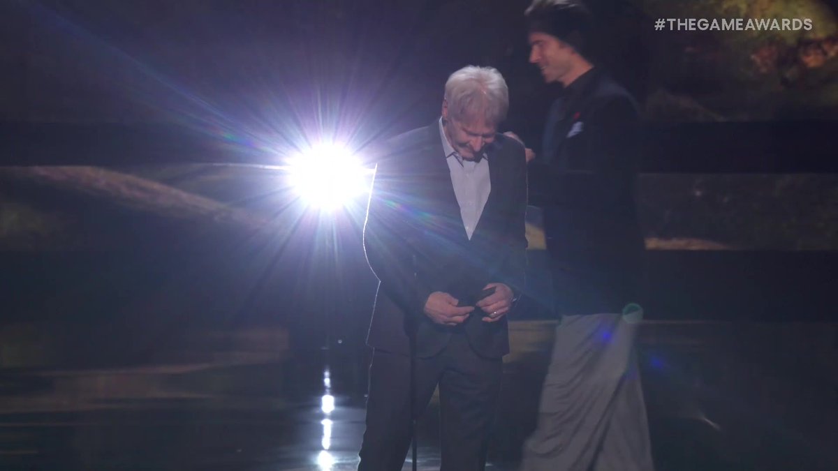 Todd Howard, @troybakerva, and... HARRISON FORD! #TheGameAwards
