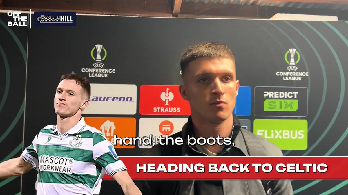 🗣️ 'To play for Celtic FC, you have to go another level!' Shamrock Rovers FC' Johnny Kenny reveals to Nathan Murphy that he is indeed heading back to Celtic Football Club in the New Year! | ☘️ Off The Ball Football w/ @WilliamHillire.