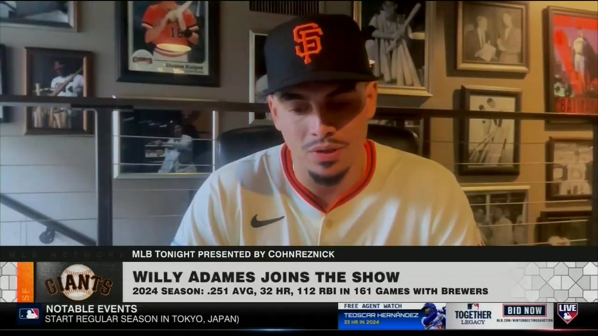"Buster Posey, simple as that. You have a guy like that leading the organization... he's going to build something special here and I want to be part of it." Newest SFGiants star Willy Adames shares why he signed with San Francisco in free agency. #MLBTonight