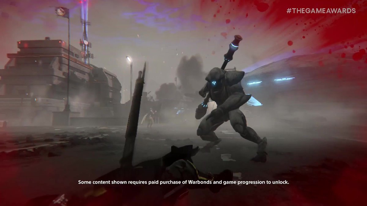 We're gonna need your undivided attention on this next World Premiere. Here is Helldivers 2 Omens of Tyranny. HELLDIVERS™ #TheGameAwards