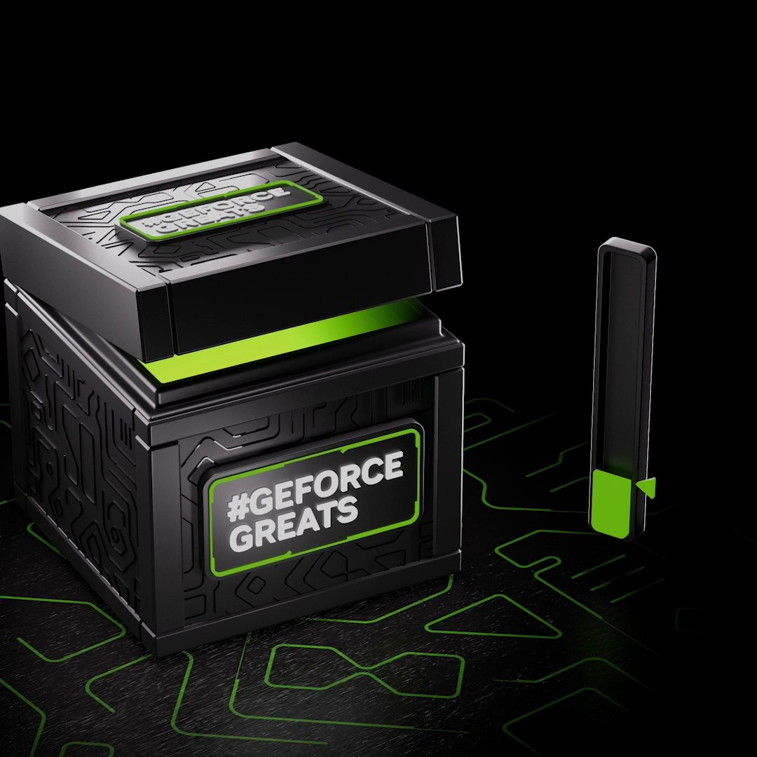 #GeForceGreats プレゼントキャンペーン開催 🎁 GeForce 25 周年を祝いましょう。 偉大な名選手たちについて議論し 豪華景品を獲得しましょう... 今回は最初の応募チャンスです 👀 🟢 このアカウントをフォロー 🟢 #GeForceGreats とコメント