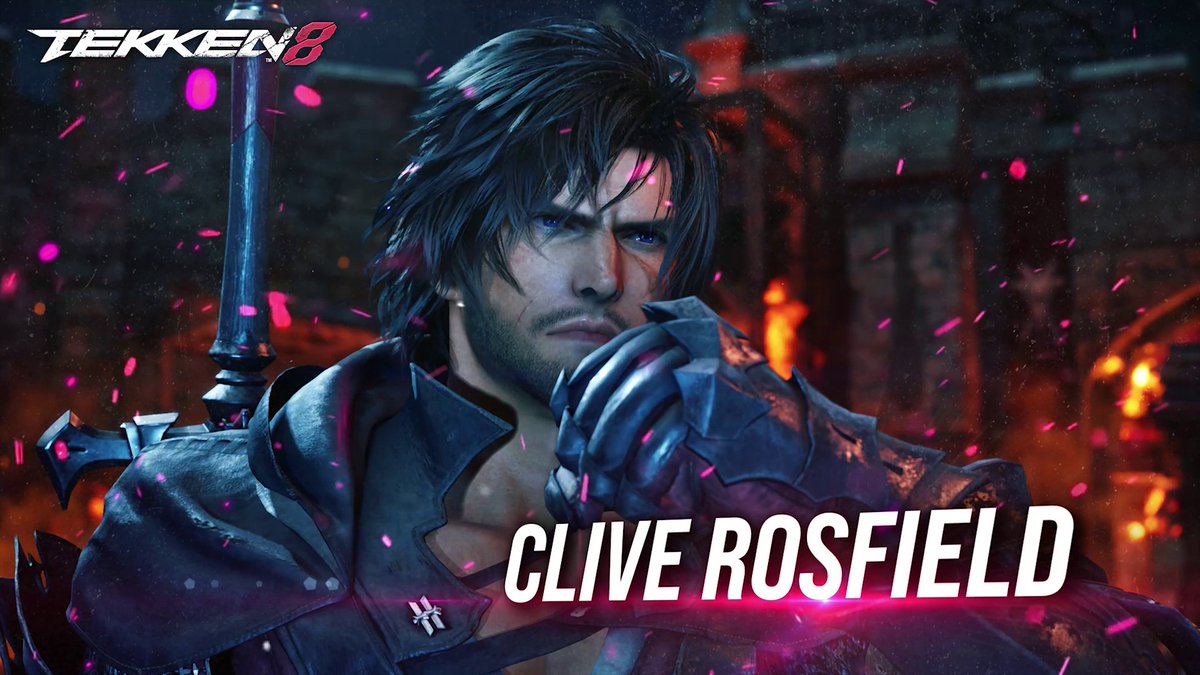 ＼#FF16×#鉄拳8 コラボ決定！／ 🤜『鉄拳8』 第4弾追加キャラ 「この剣を以って不死鳥の盾とならん」 ＃FF16 の主人公キャラクター "不死鳥の騎士"クライヴ・ロズフィールドが #鉄拳8 に参戦！ ゲームプレイトレイラーを公開！