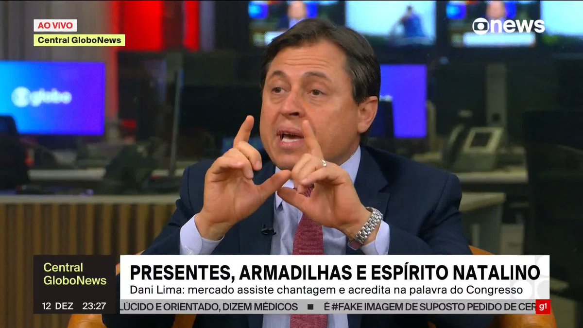 .Gerson Camarotti critica Lula por "pauladas" no presidente do Banco Central e demora na entrega do pacote fiscal: "De uma gravidade sem precedentes". ➡ Assista ao #CentralGloboNews: #GloboNews