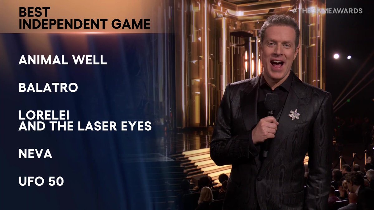 Another one! Congrats to Balatro for winning Best Independent Game! localthunk #TheGameAwards