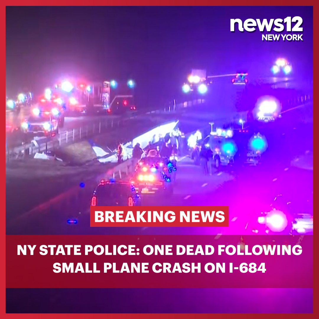 🚨 BREAKING: One person dead in a small plane crash on I-684 in New York