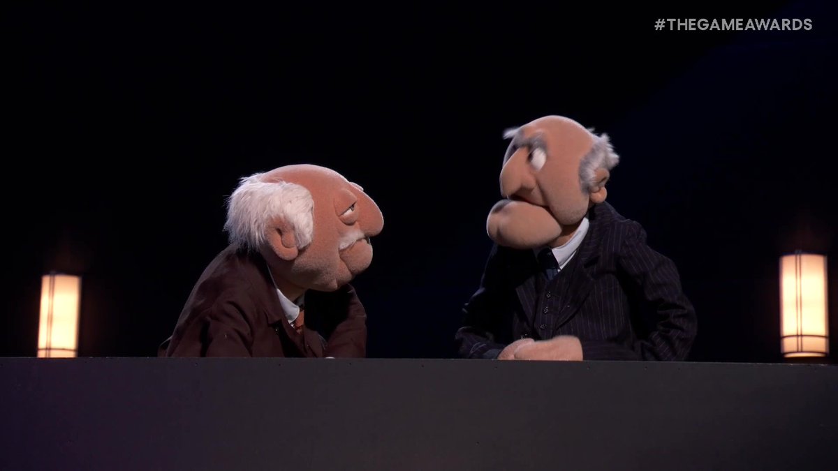 One of these days, we’ll make a show that Statler and Waldorf actually enjoy. The Muppets #TheGameAwards
